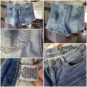 Denim shorts